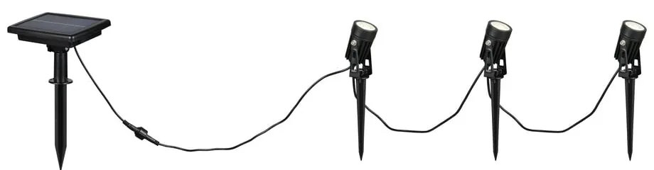 Napelemes LED talajba szúrható kültéri lámpa Obidos – Reality