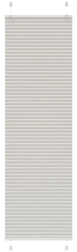 pliszírozott redőny világosszürke 65x200 cm szövetszélesség