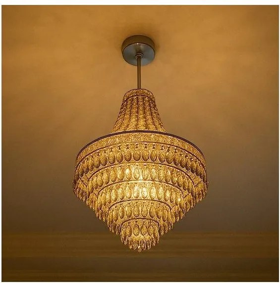 CORAL rudas csillár 3xE14/40W/230V, átm. 36 cm