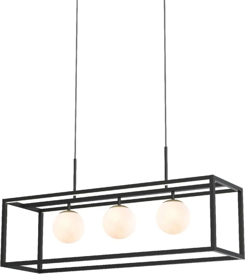 ZUMA LINE MD3115-3-3BT PIRO Modern Függesztett Lámpa Fekete G9, LED IP20