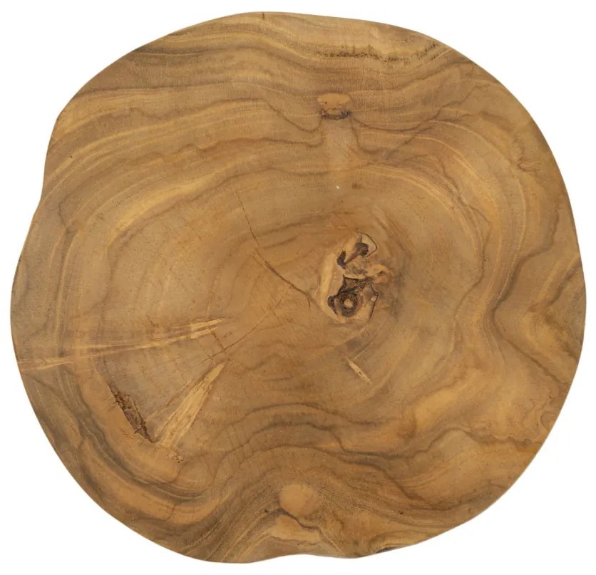 Tálca pokon teak ø 25x2cm
