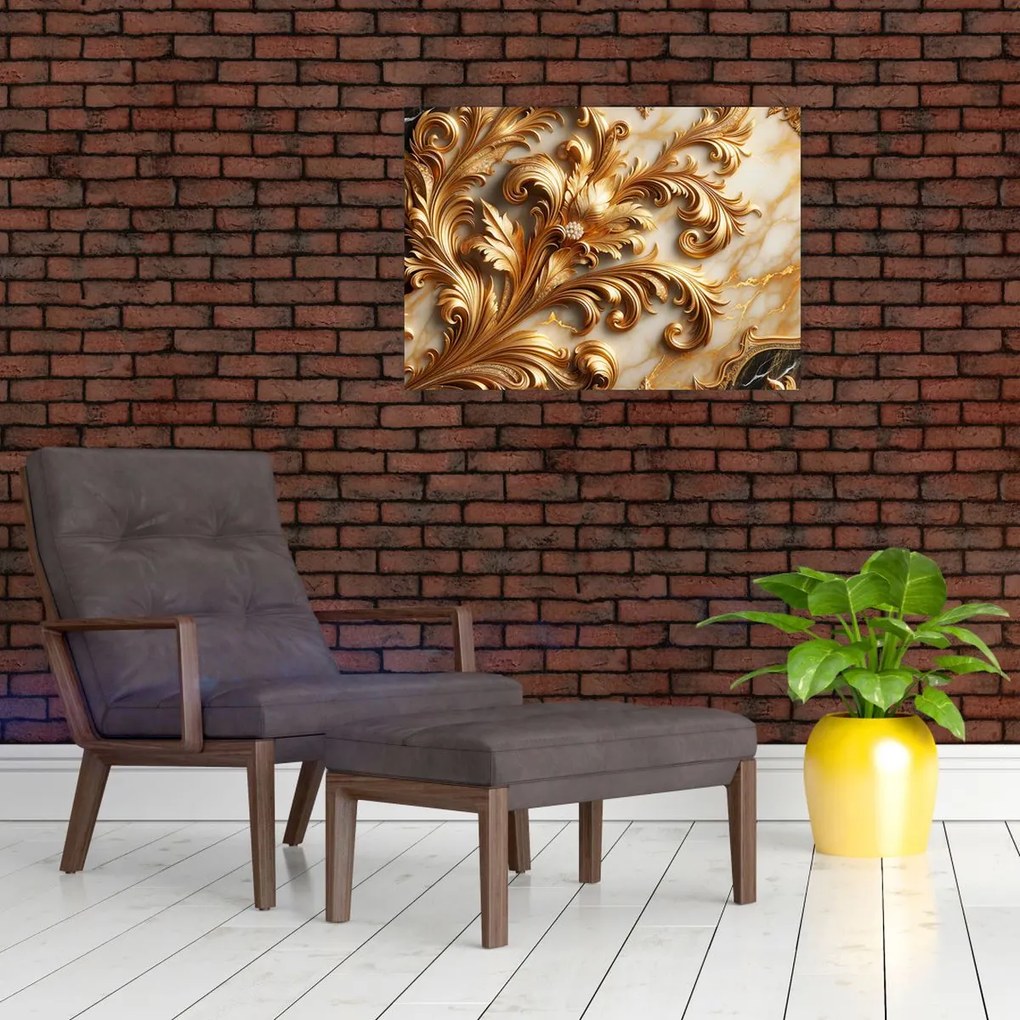 Kép - Márvány arannyal (70x50 cm)