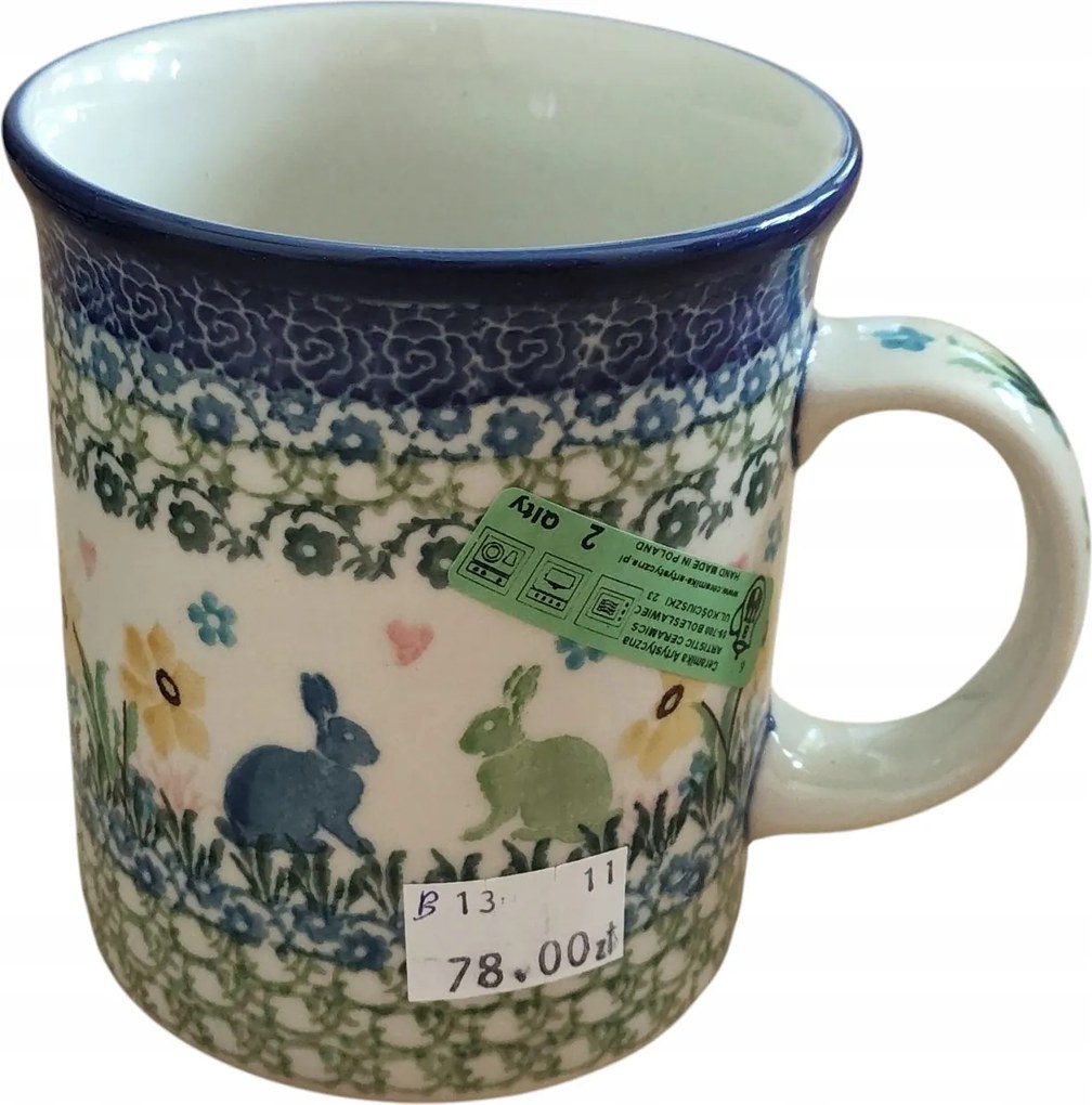 B13 bögre Ceramika Bolesławiec 400 ml 11/2