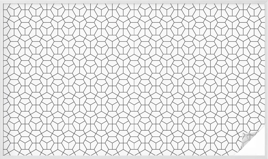 Ablakfólia Öntapadós Adatvédelem Geometrikus kockák 200x116