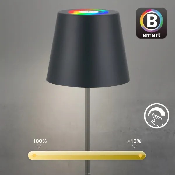 Briloner 7559015-LED RGB asztali lámpa COLORIS 3,5W/5V IP44 2000mAh Wi-Fi Tuya