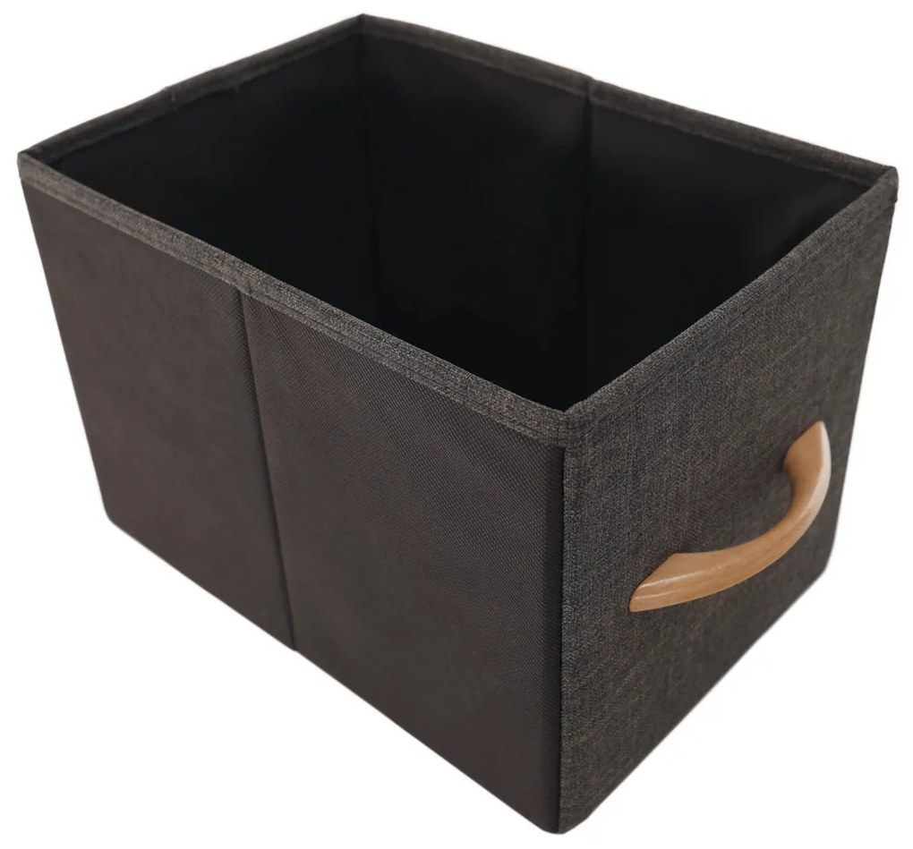 HAZEL TYP 3 szekrény szövet fiókokkal, barna, XL