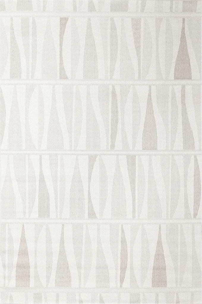 Zsinóros Szőnyeg Outdoor Bézs Szürke Geometria Hullámok Erkélyre Haga 240x330 cm