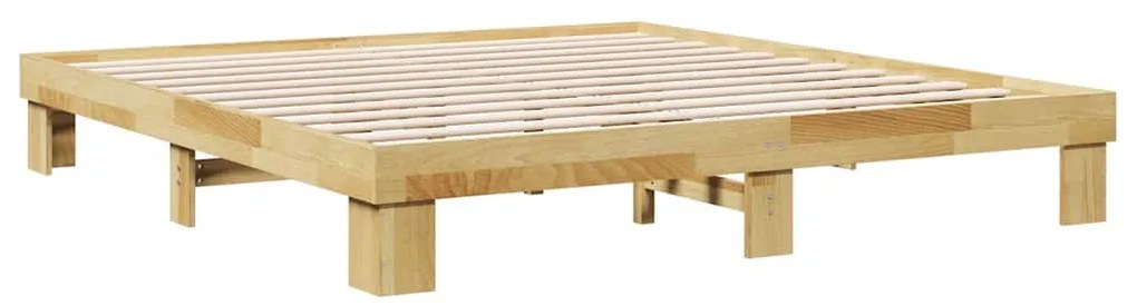 tömör tölgyfa ágykeret matrac nélkül 180 x 200 cm