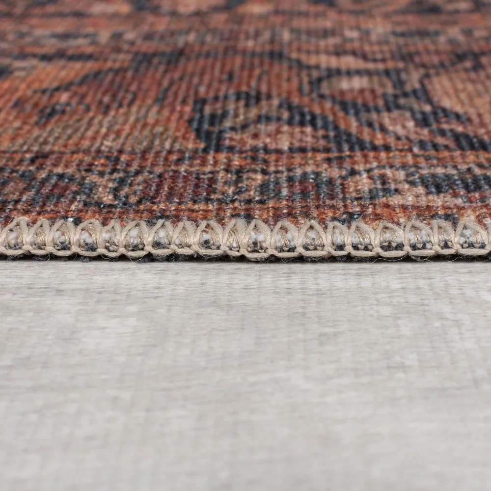 Borvörös mosható szőnyeg 190x290 cm Nico Global – Flair Rugs