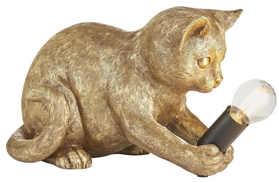 Endon 107389 - Asztali lámpa KITTEN 1xE14/7W/230V arany