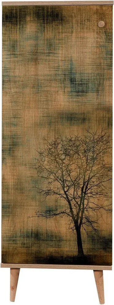 Mega Sonoma Oak Trees cipősszekrény