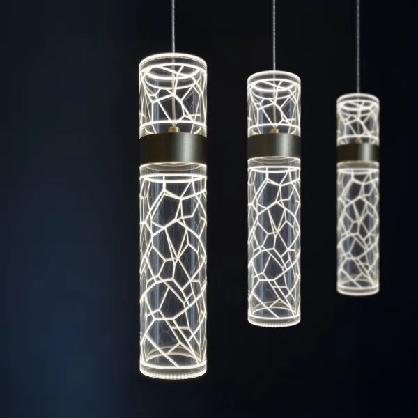 Kábeles LED csillár LAGOS LED/24W/230V aranyszínű