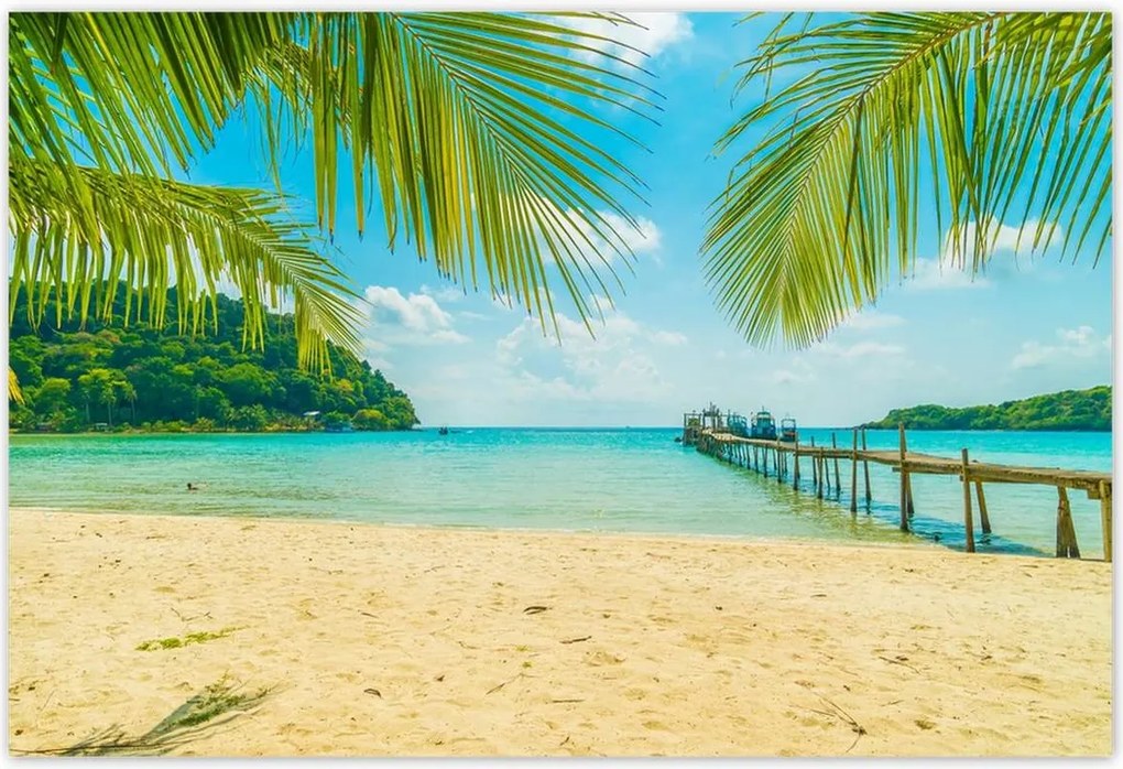 Poszterek 185x125 Trópusi tájkép