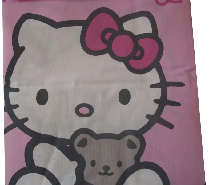 Hello Kitty Gyerek Ágyneműhuzat Garnitúra 100% Pamut 2 részes 140 x 200 cm