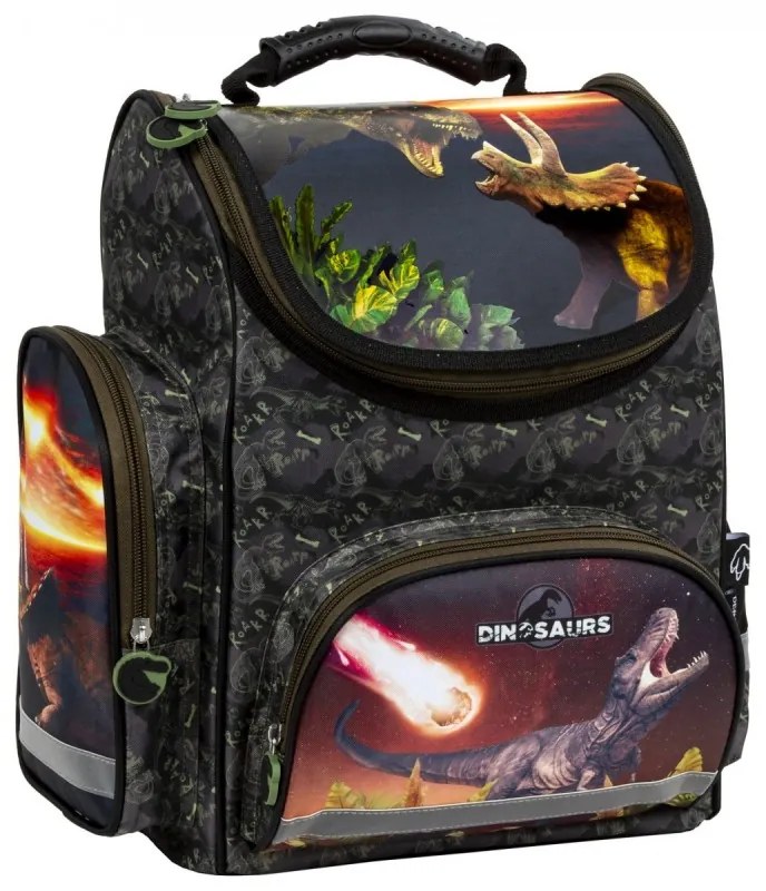 Gyermek hátizsák ERGONOM - Dinosaurus green