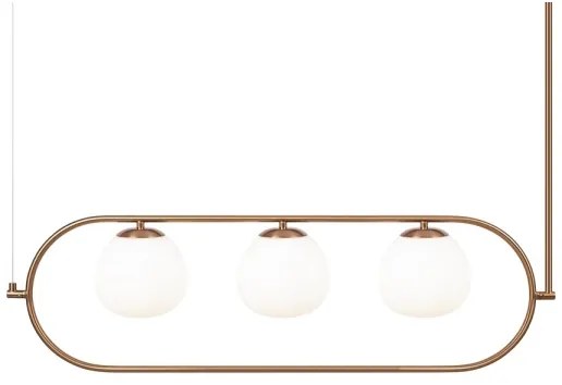 Maytoni MOD221PL-03BS - Csillár rúdon ERICH 3xE14/40W/230V réz