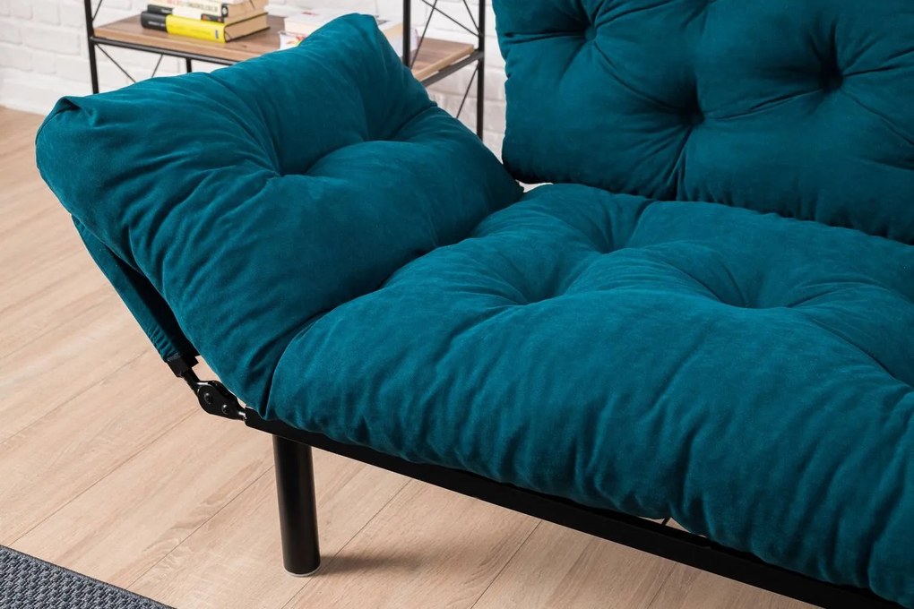 Design kanapéágy Wilona 155 cm kerozin kék