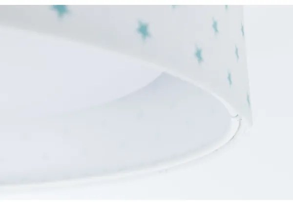 LED mennyezeti lámpa GALAXY KIDS LED/24W/230V csillagok fehér/türkiz