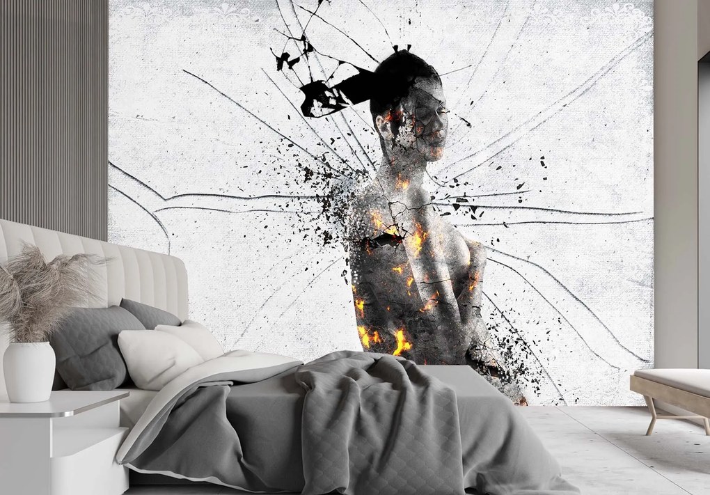 Gario Fotótapéta Összetört no, absztrakt Anyag: Vlies, Méret: 400 x 280 cm