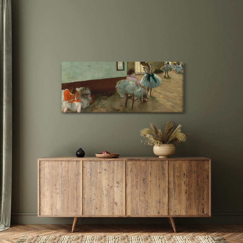 Kép - Edgar Degas, The Dance Lesson, reprodukciók (120x50 cm)