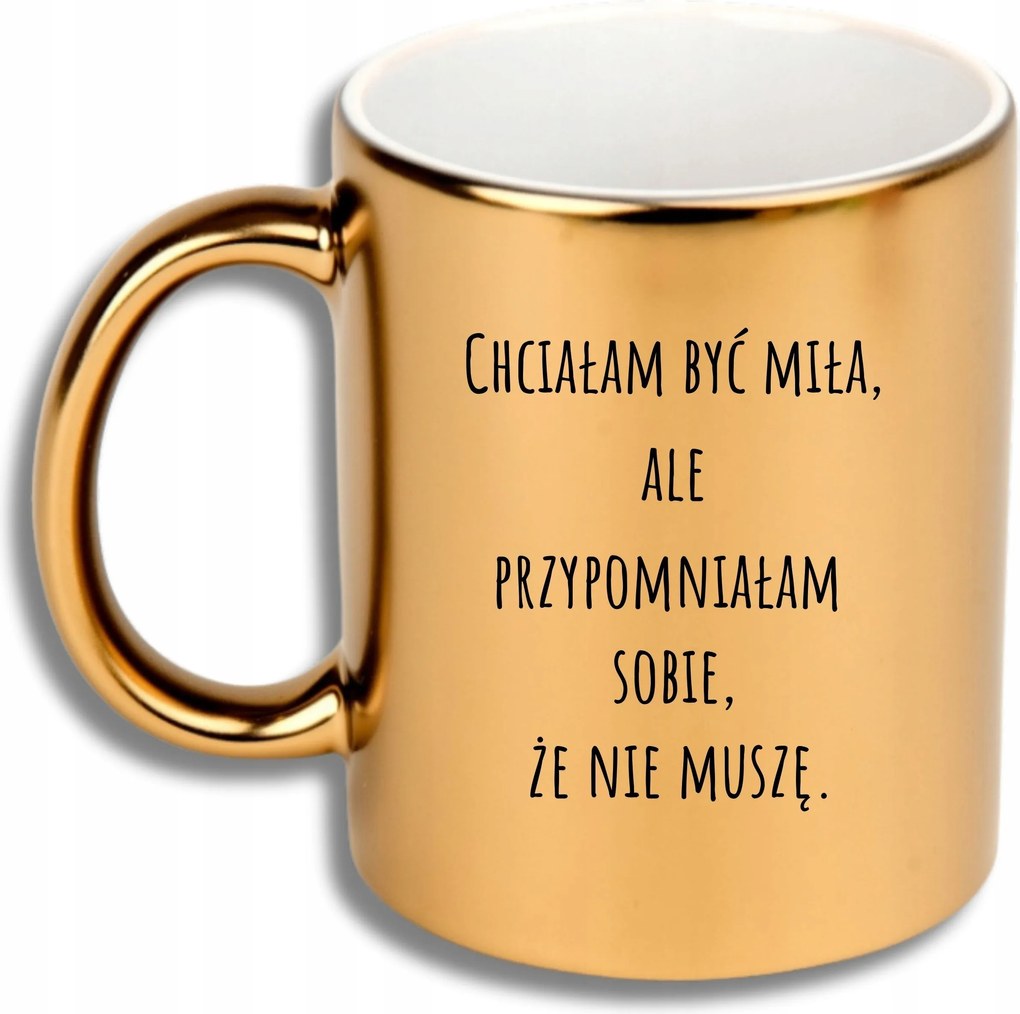 Arany Bögre Ajándék Különböző Alkalmakra Ajándék Kedves Akartam Lenni