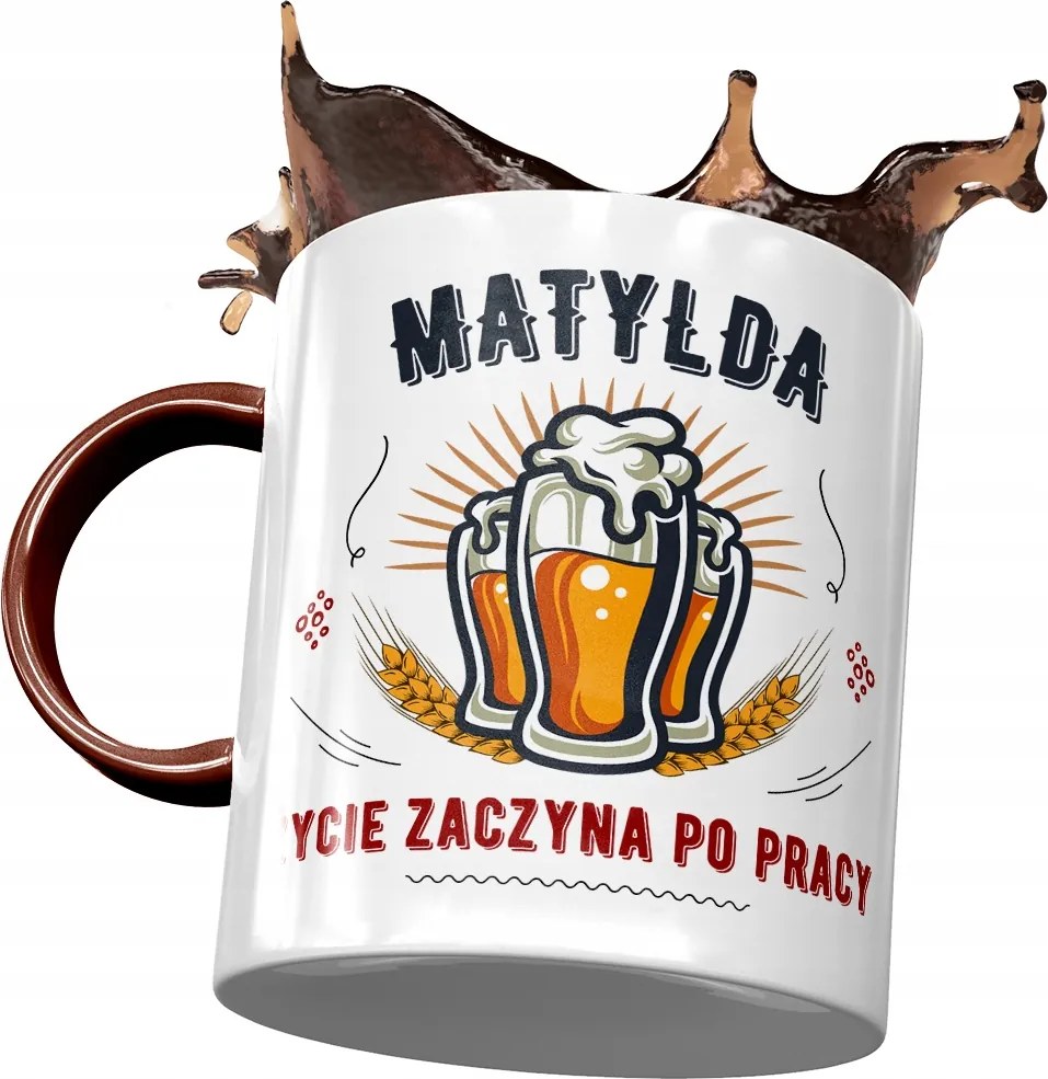 Bordó Bögre Matildának Barátnőknek Ajándék Nyomtatott Fotóval