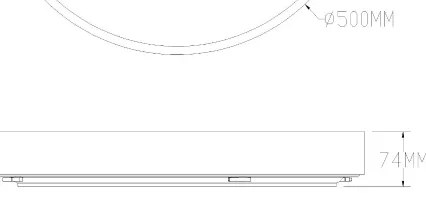 Zuma Line MS724-R500-AB - LED Dimmelhető lámpa NADI LED/50W/230V átm. 50 cm sárgaréz + távirányító