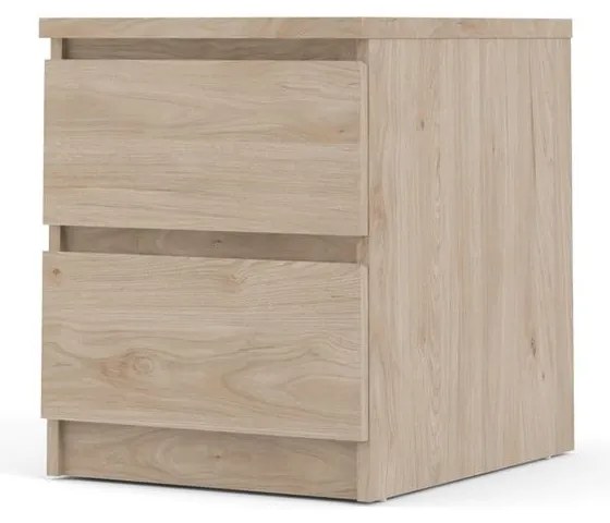 Természetes színű éjjeliszekrény tölgyfa dekorral Naia - Tvilum