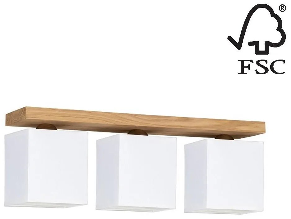 Spot-Light 2284374 - Mennyezeti lámpa INGER 3xE27/25W/230V