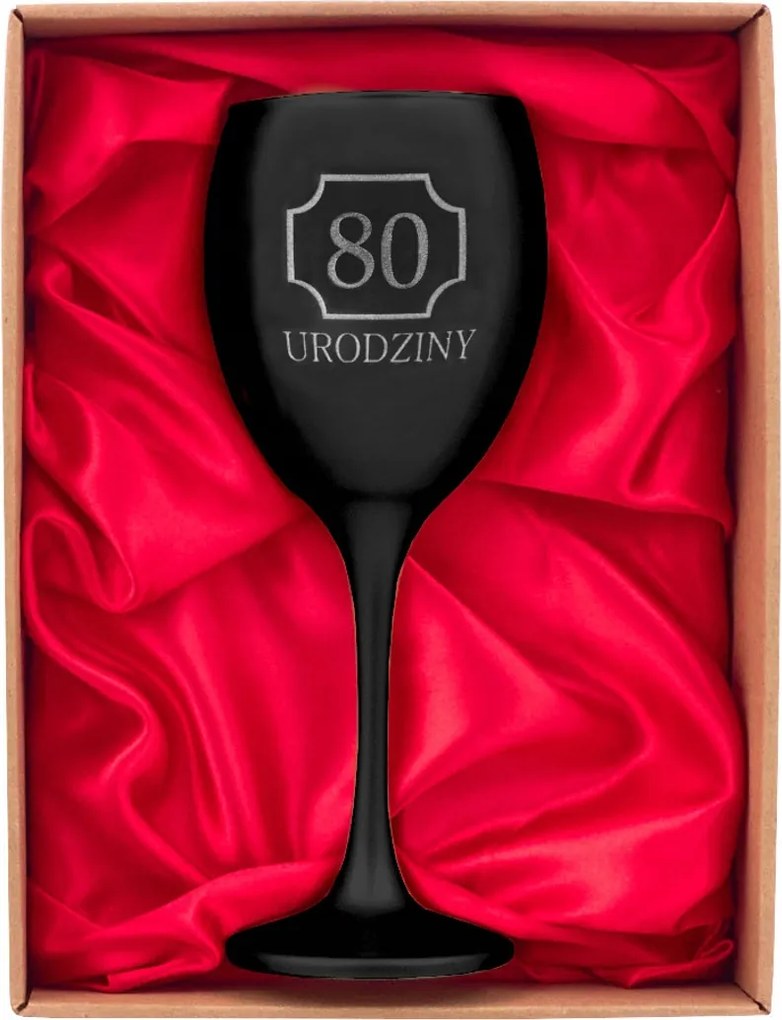 Gyönyörű Pohár díszdobozban, Ajándék 80. születésnapra Nagymamának Anyának