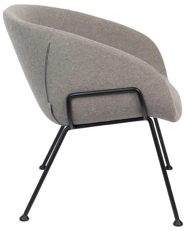 Feston szürke műbőr fotel - Zuiver