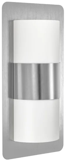 Eglo 98085 - Kültéri lámpa CISTIERNA 2xE27/10W/230V IP44 matt króm