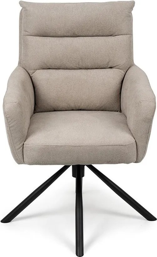 AVENBERG TESSA Forgó étkezőszék szett - 2 db, bézs