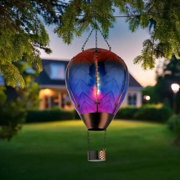 Globo 36137 - LED Függesztett napelemes dekoráció 24xLED/0,2W/3V IP44 Repülő léggömb