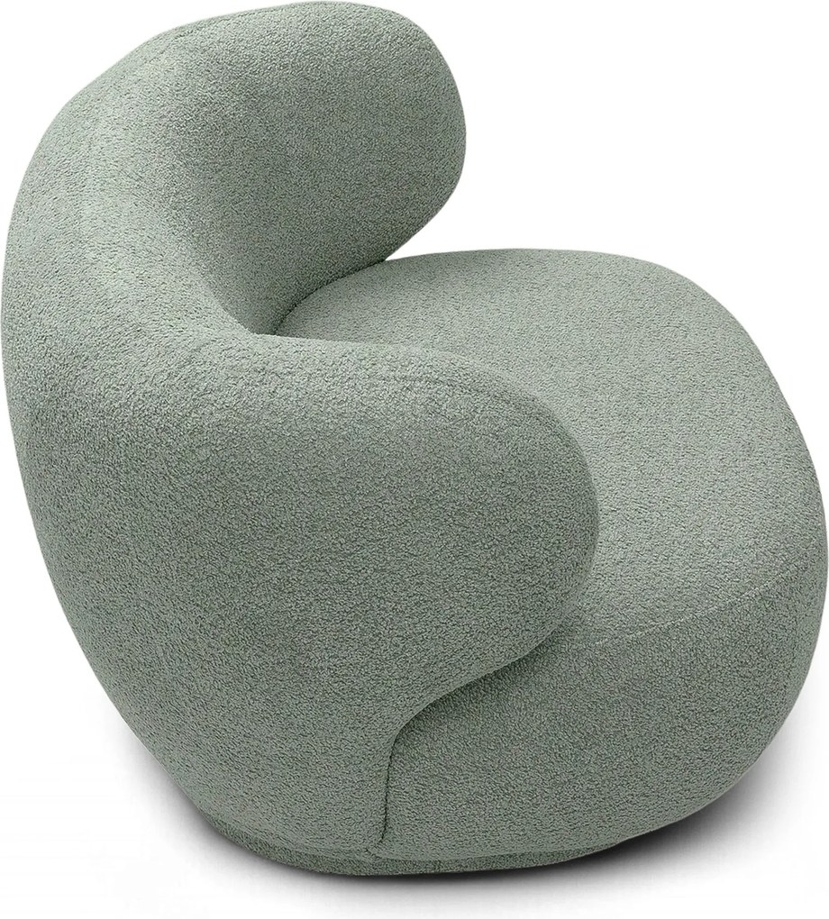 Skindi relax fotel - zöld bouclé Catch Me 13