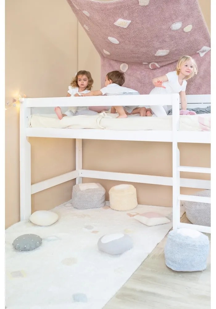 Rózsaszín mosható kézi szövésű pamut gyerek szőnyeg 140x200 cm Noah – Lorena Canals