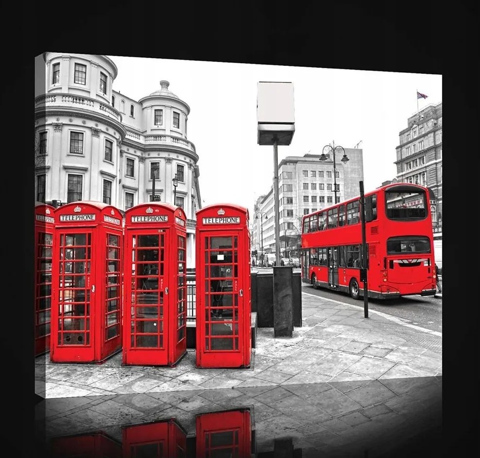 Vászonkép falikép város utca híd 100x75