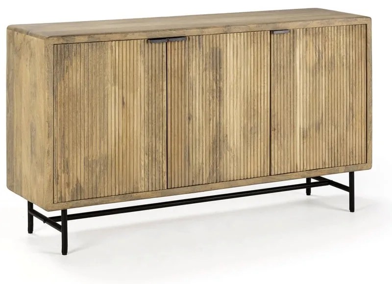 Natúr színű mangófa komód 150x85x40 cm Mundra – MOME