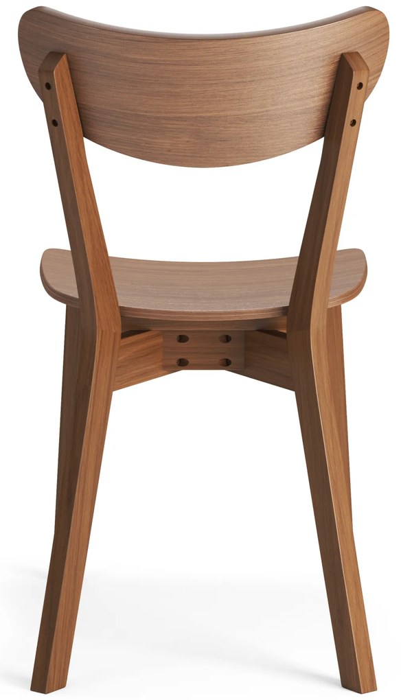 MAZZONI EXPORT ROXY Természetes Dió - RETRO FA SZÉK NAPPALIBA ÉTKEZŐBE KONYHÁBA