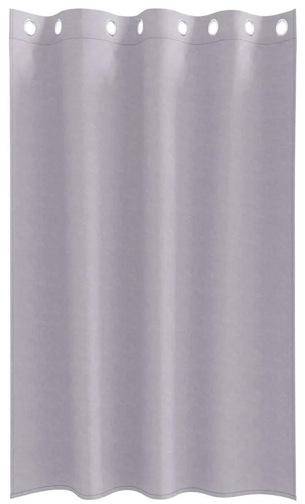 Függönyök függönyökkel 2 pcs Fém szürke Poliészter