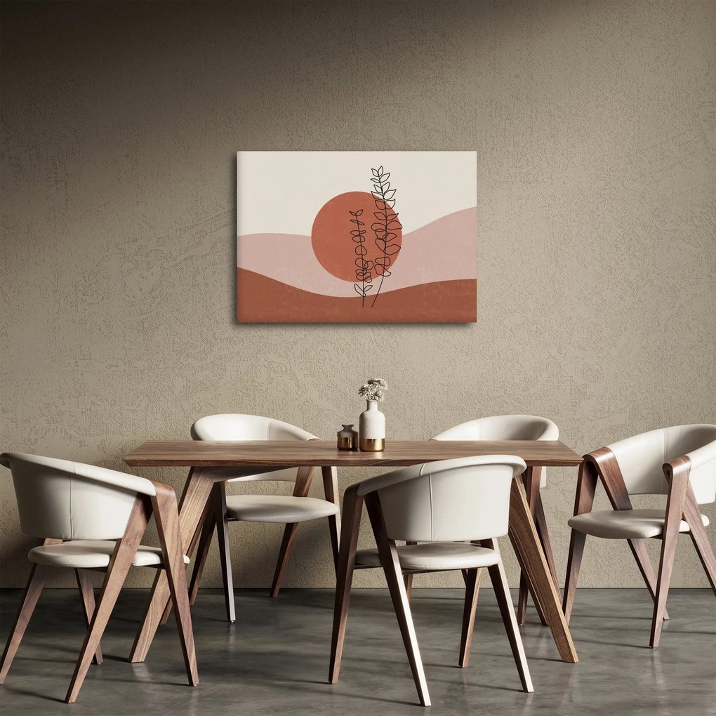 Kép - Boho levelek N⁰1 (70x50 cm)