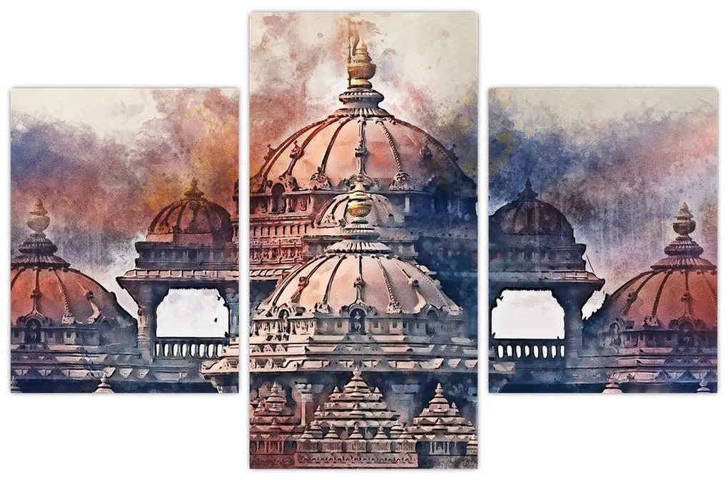 Kép - Akshardham, New Delhi, India (90x60 cm)