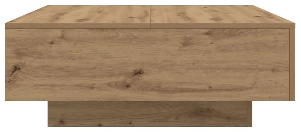 vidaXL Dohányzóasztal Artisan tölgy 80 x 80 x 31 cm Faanyag