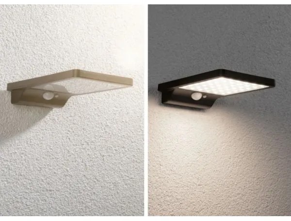 Paulmann 95393-LED/4W IP44 Dimmelhető napelemes lámpa érzékelővel SOLVEIG 3,7V