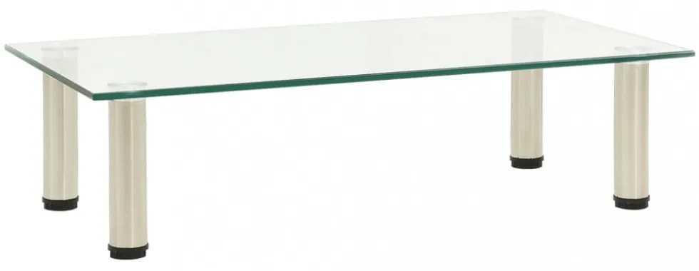 átlátszó edzett üveg TV-állvány 60 x 35 x 17 cm