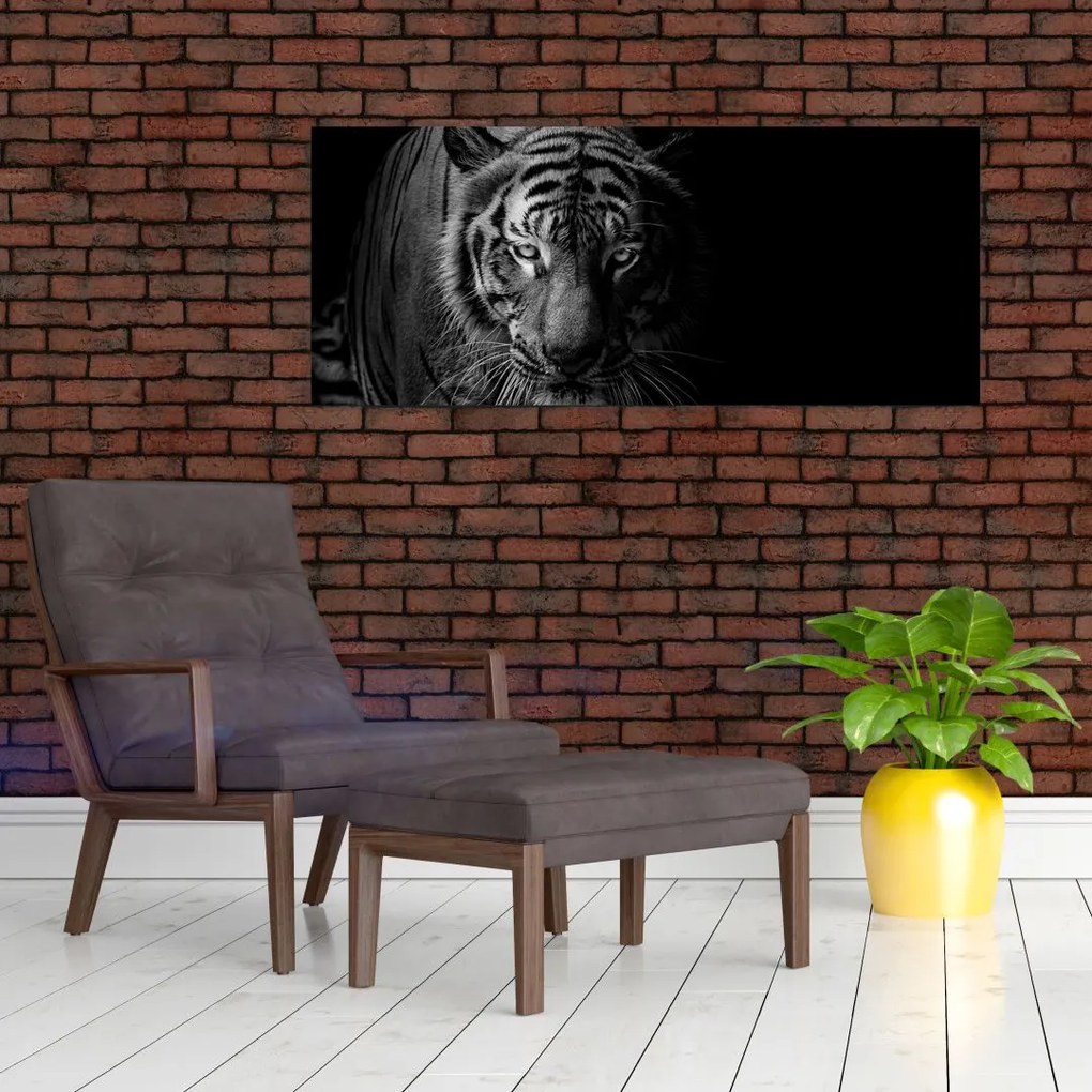 Egy vadtigris képe (120x50 cm)