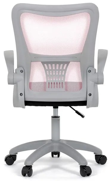 Gyerek szék, magasságában állítható, rózsaszín hálós, KA-K2008 PINK