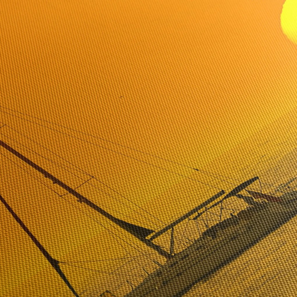 Kép - Csónak a tenger közepén (120x50 cm)