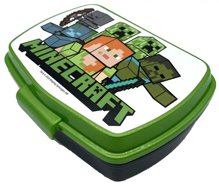 Minecraft Creeper funny műanyag szendvicsdoboz