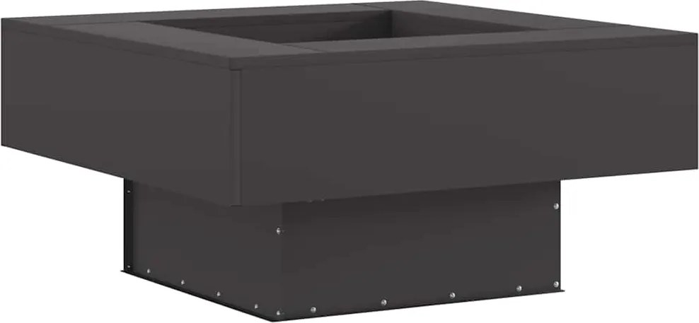 vidaXL Tűzrakó Fekete 80 x 80 x 40 cm Acél